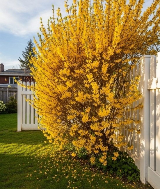 Forsythia-ploaia de aur (ghiveci)